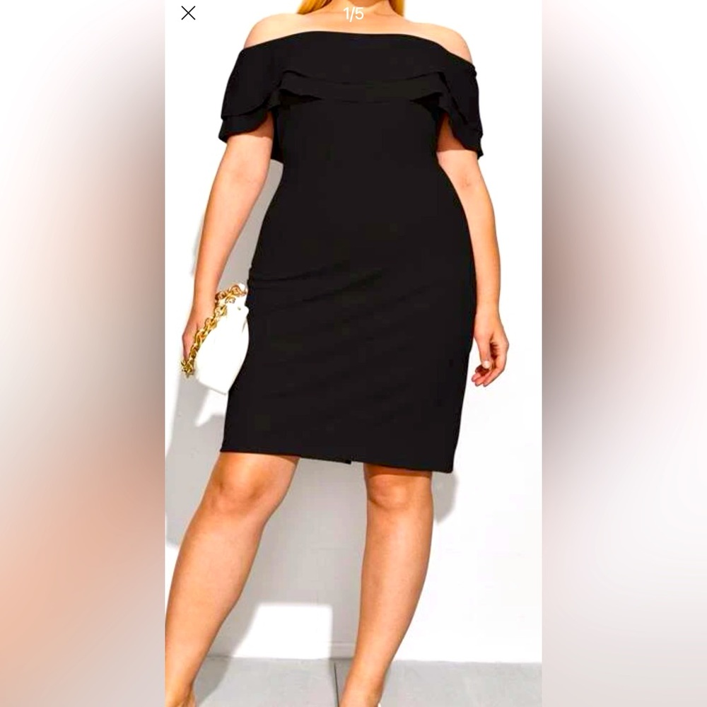 Rosianna ruffle dress